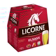 Licorne elsass pack 6x25cl 5.5%vol