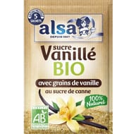 Alsa sucre vanillé bio x5 - 37.5g