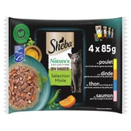 Sheba nature's collection terre & mer 4 x 85g - 340g