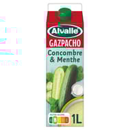 Alvalle gazpacho concombre menthe brique 1l