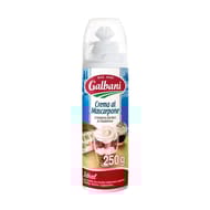 Galbani crème sous pression stérilisée UHT au mascarpone 250g