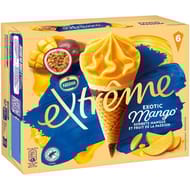 Extrême 6 cônes exotic sorbet mangue et fruits de la passion 426g