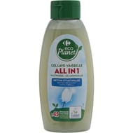 Carrefour ecoplanet gel lave-vaisselle tout en 1 750ml