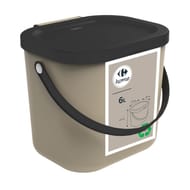 Carrefour Home poubelle Albula 6l taupe