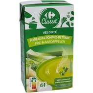 Carrefour classic' veloute aux poireaux et pommes de terre 1L