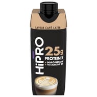 Hipro yaourt à boire uht saveur café latté 345g