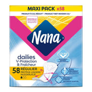 Nana  protège lingerie regulier maxipack x58