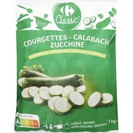 Carrefour classic' courgettes en rondelles 1kg