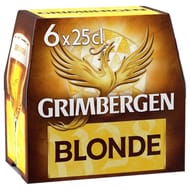 Grimbergen bière blonde d'Abbaye 6x25cl 6.7%vol