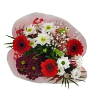 Bouquet composé tendresse rouge