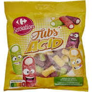 Carrefour sensation bonbons tube acide 200g