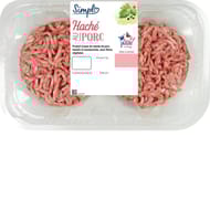 Haché de porc x2 220g Simpl'