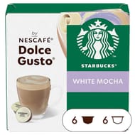 Starbucks by dolce gusto white mocha 6 capsules de café + 6 capsules de lait - 123g