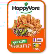 Happyvore aiguillettes végétales et gourmandes 150g