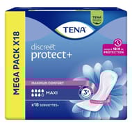 Tena Discreet maxi serviettes megapack x18