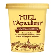 Miel l'apiculteur miel de nos terroirs, récolte locale pot carton 500 g