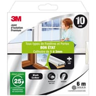 3m joint adhésif porte et fenêtre bon état premium blanc
