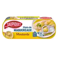 Saupiquet filets maquereaux moutarde 169g