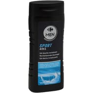Carrefour men gel douche sport 4en1 revitalisant 250ml