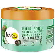 Lovea Hair food coco & thé vert masque 3 en 1 cheveux normaux à secs 390ml