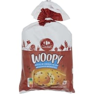 Carrefour Classic' brioches woopy pépites de chocolat au lait x12- 480g