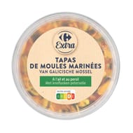 Carrefour extra tapas de moules marinées ail et persil 90g