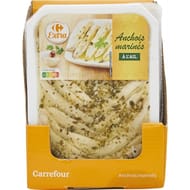 Carrefour extra anchois marinés à l'ail 105g