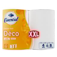 Carrefour essentiel essuie-tout ultra absorbant xxl x4