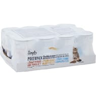 Simpl pâtée pour chat adulte en sauce au boeuf, au poulet & au thon 12x400g