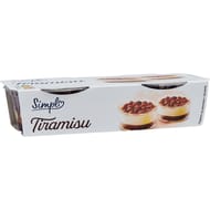 Simpl dessert tiramisu 2x80g