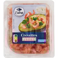 Carrefour extra petite crevette rose décortiquée 125g
