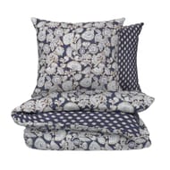 Parure housse de couette 200x200 cm + 2 taies 63x63 cm Mumbai navy