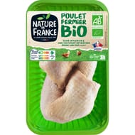 Nature de France cuisse de poulet bio jaune x2
