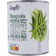 Simpl haricots verts très fins 440g