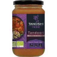 Tanoshi sauce curry tandoori bio 345g