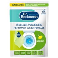 Dr beckmann feuilles magiques nettoyant wc fraîcheur agrumes x20