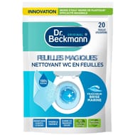 Dr beckmann feuilles magiques nettoyant wc brise marine x20