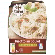 Carrefour Extra risotto au poulet et aux champignons 280g
