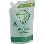 Carrefour soft gel lavant mains aloe vera 500ml