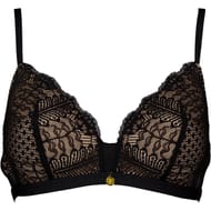 Soutien-gorge sans armature paddé ligne Boa NOIR 100D