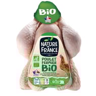 Nature de France poulet fermier bio blanc