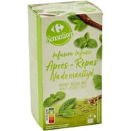 Carrefour sensation infusion après-repas 25 sachets - 40g