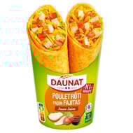Daunat "Be Wrappy" poulet façon fajitas sauce salsa 190g