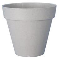 Riviera bac soleilla rond 40 cm coloris stone