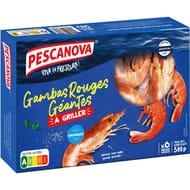Pescanova gambas rouges géantes sauvages à griller 500g