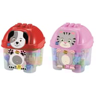 Baril chien et chat 50pcs abrick