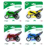 Moto racing métal roues libres