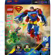 76302 lego dc comics super heroes - le robot de superman contre lex luthor