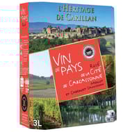 L'Héritage de Carrilan Merlot vin rosé IGP cité de Carcassonne 3l