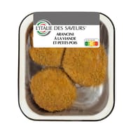Arancini à la viande et petits pois 220g